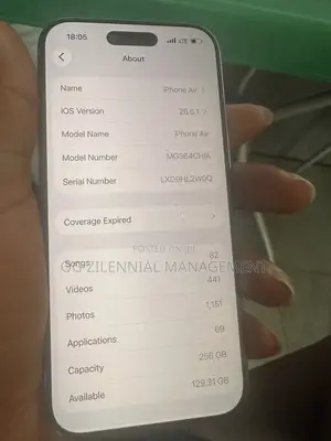 Apple iPhone Air 256 GB White