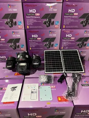 3 LENS Ubox Solar Camera