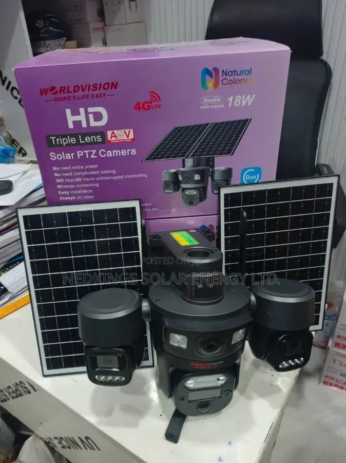 3 LENS Ubox Solar Camera