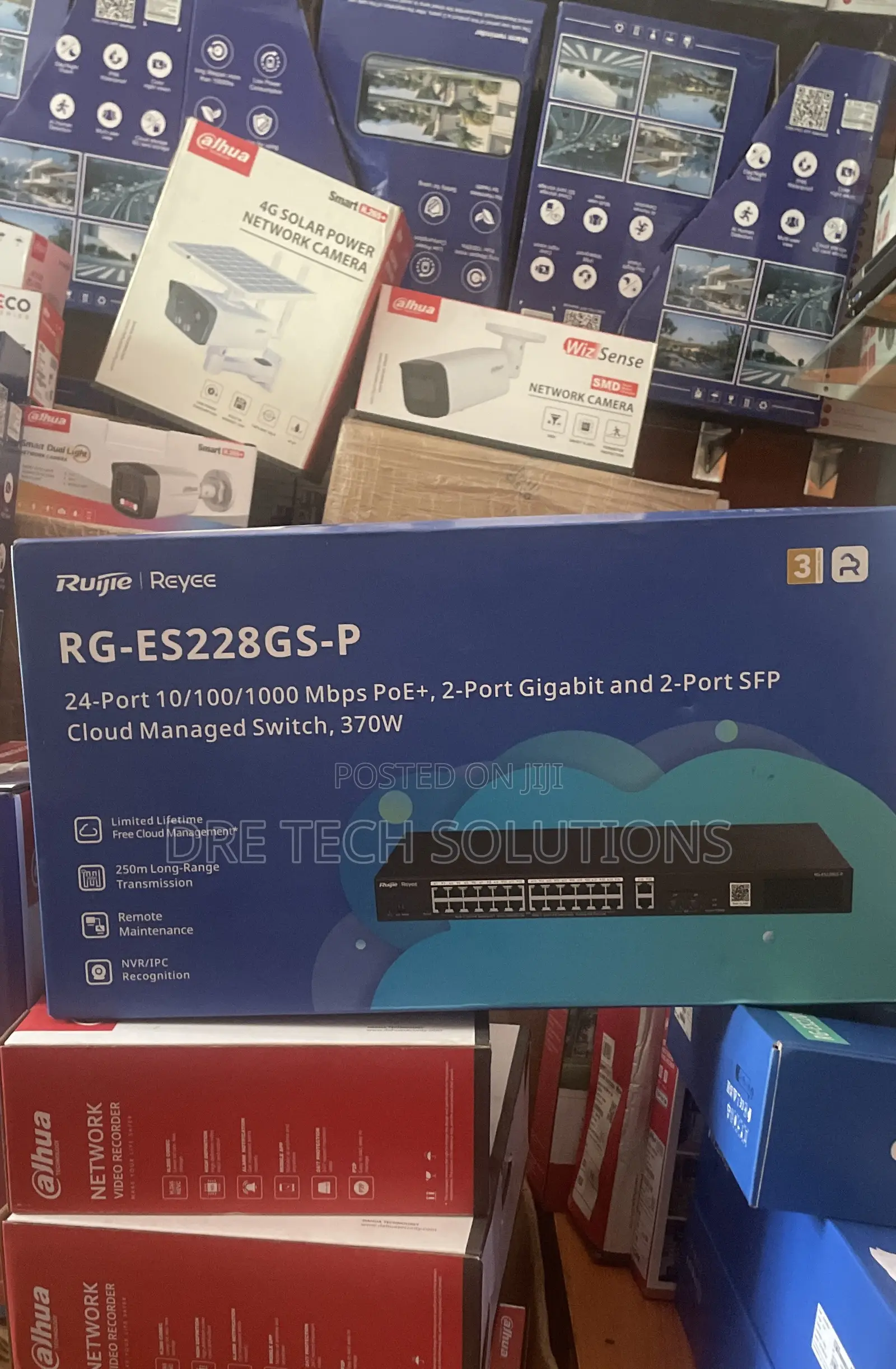 Ruijee 24 Port Gigabit Poe Switch With SFP
