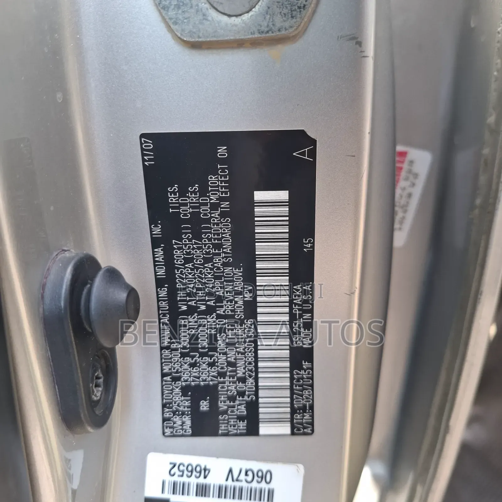 Toyota Sienna 2008 Silver