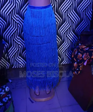 Fringe Maxi Skirt