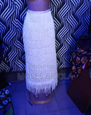Fringe Maxi Skirt