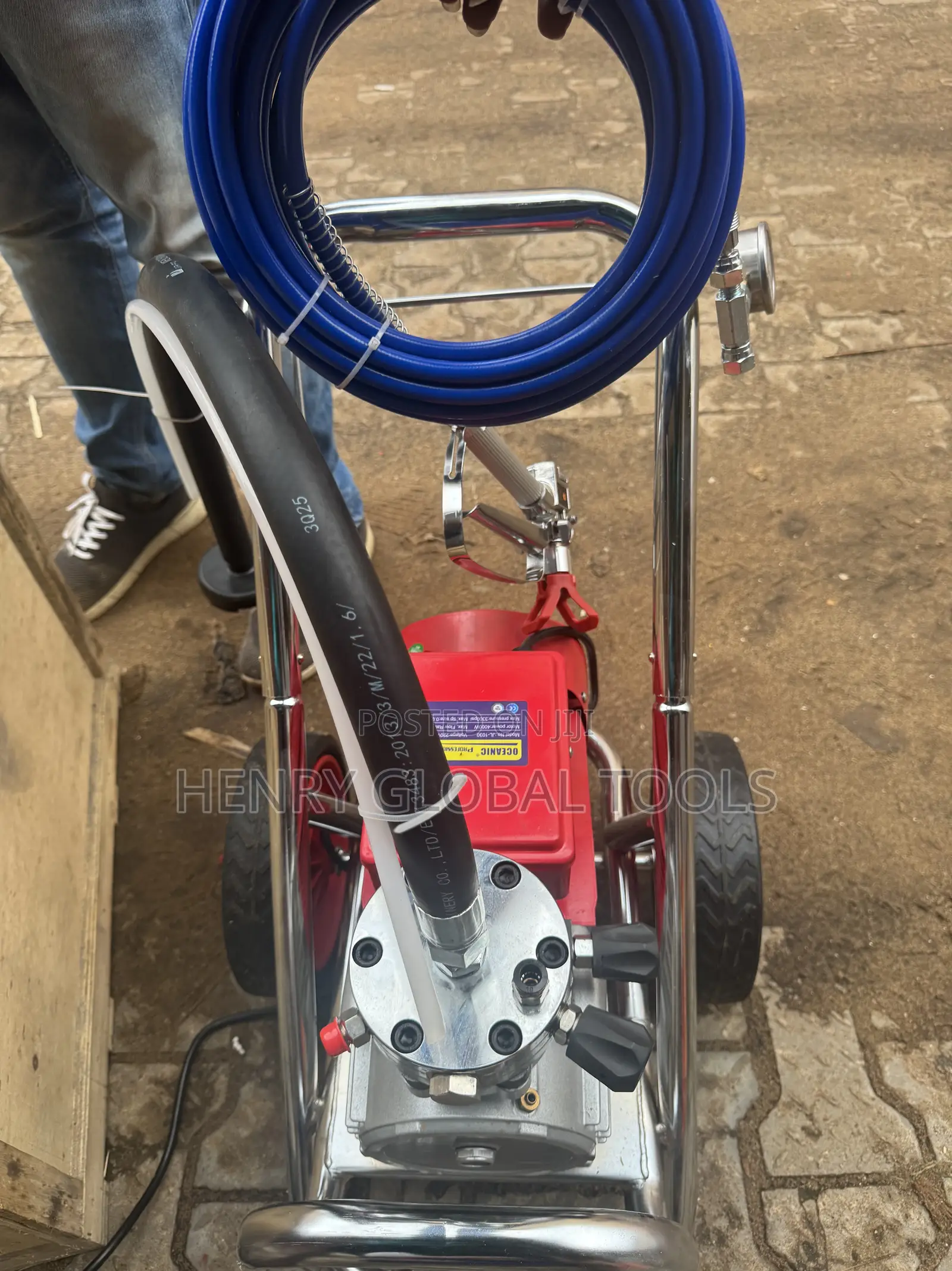 High-Pressure Airless Paint Sprayer