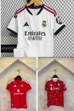 Different Clubs Original Jerseys Available Madrid and Barcelona