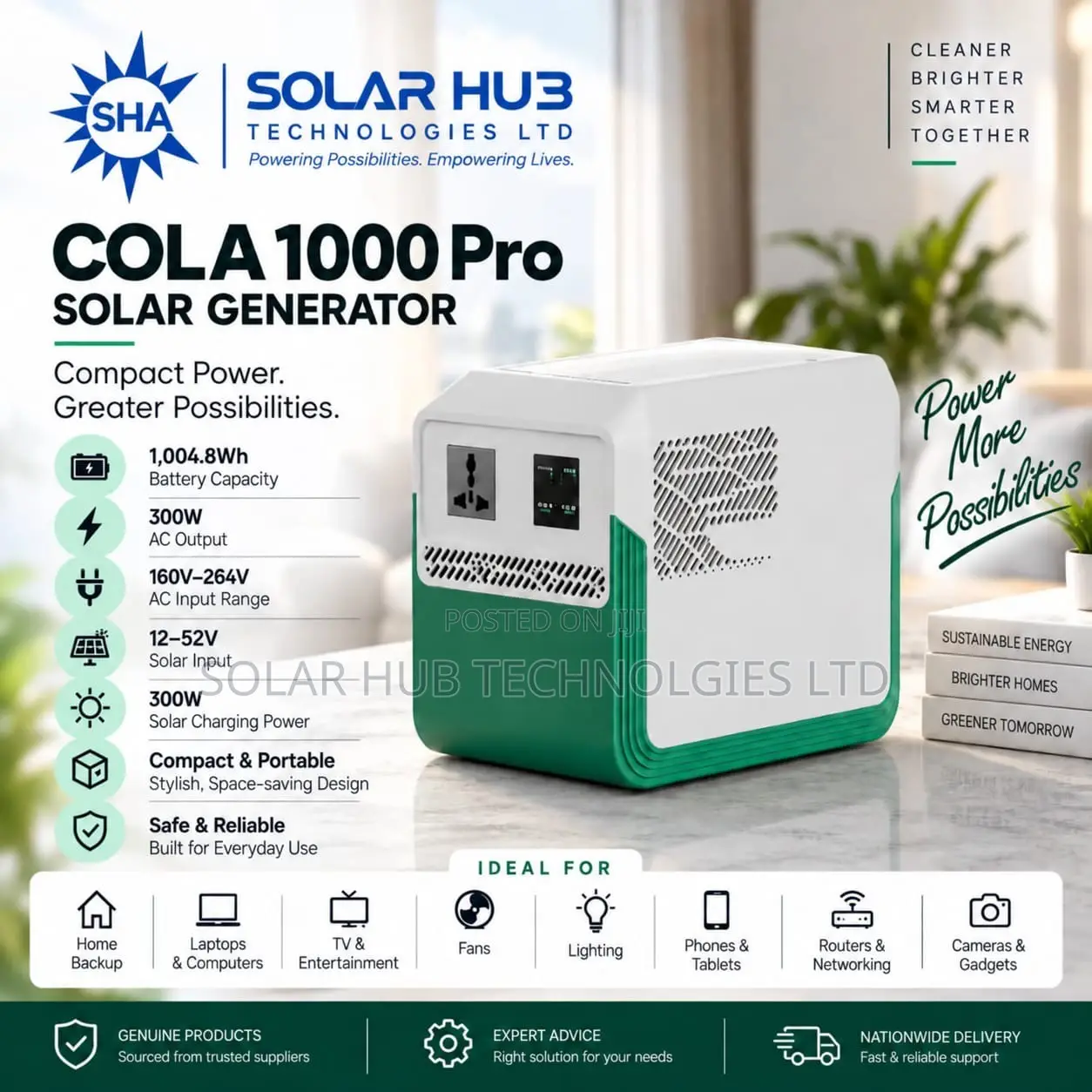 Colar Solar 1000watts Pro