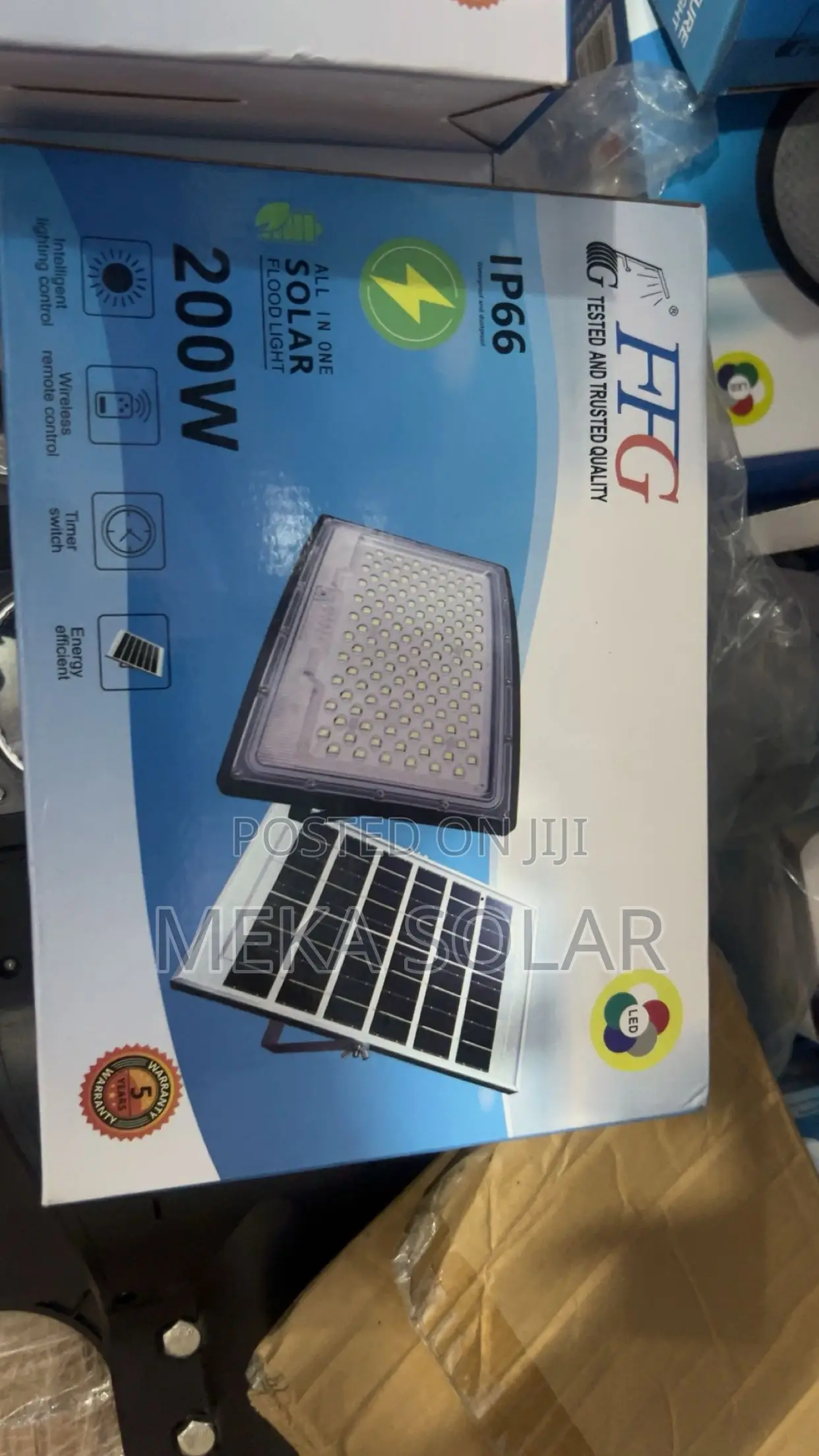 FFG Solar Floodlight 200w