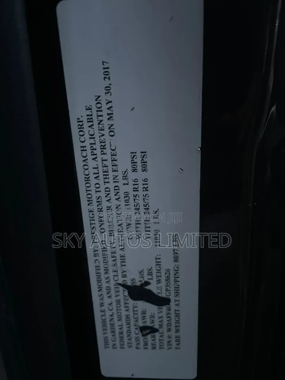 Mercedes-Benz Sprinter 2017 Black