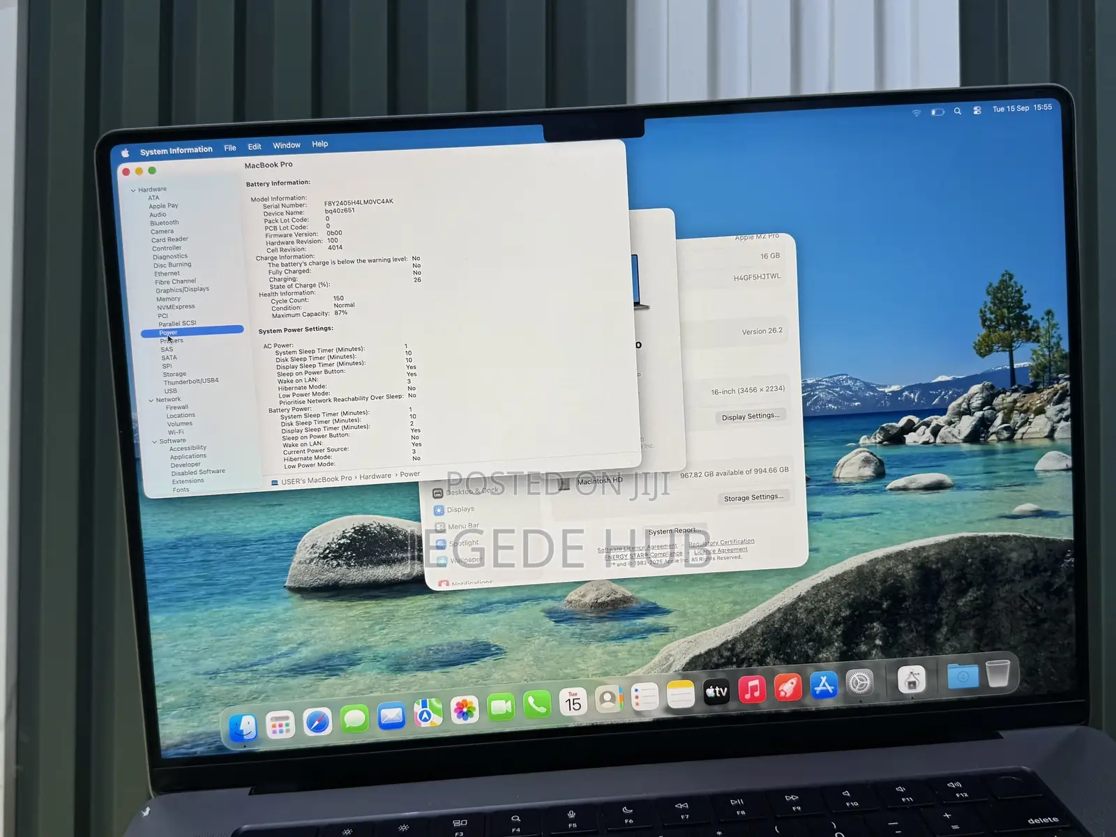 Laptop Apple MacBook Pro 2023 M2 Pro 16GB Apple M2 SSD 1T