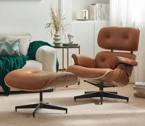 Swivel Relaxing Chair With Footrest