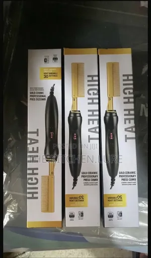 Electric Hot Comb Hair Straightener