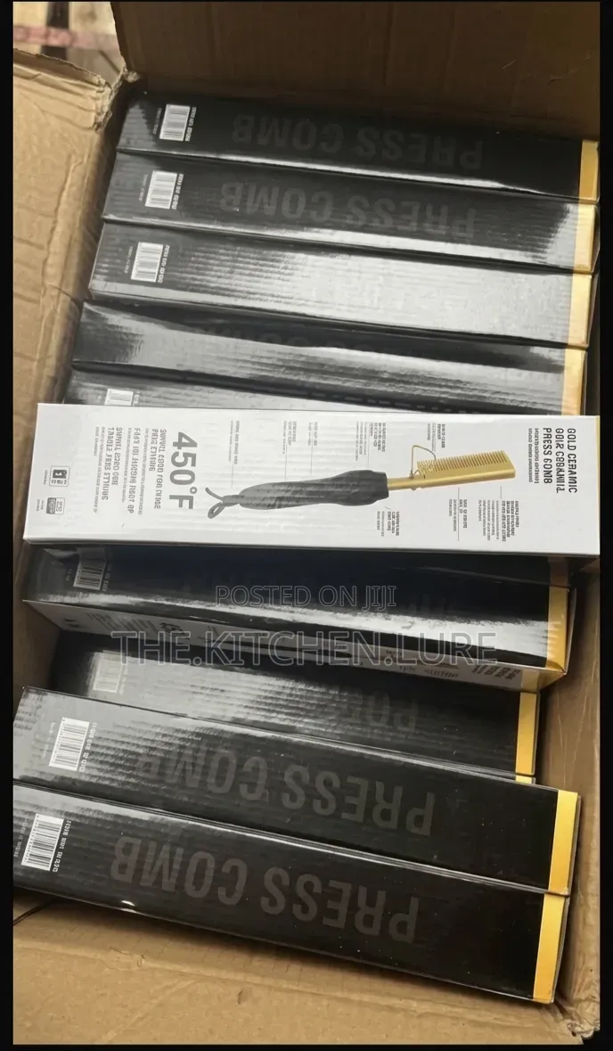 Electric Hot Comb Hair Straightener