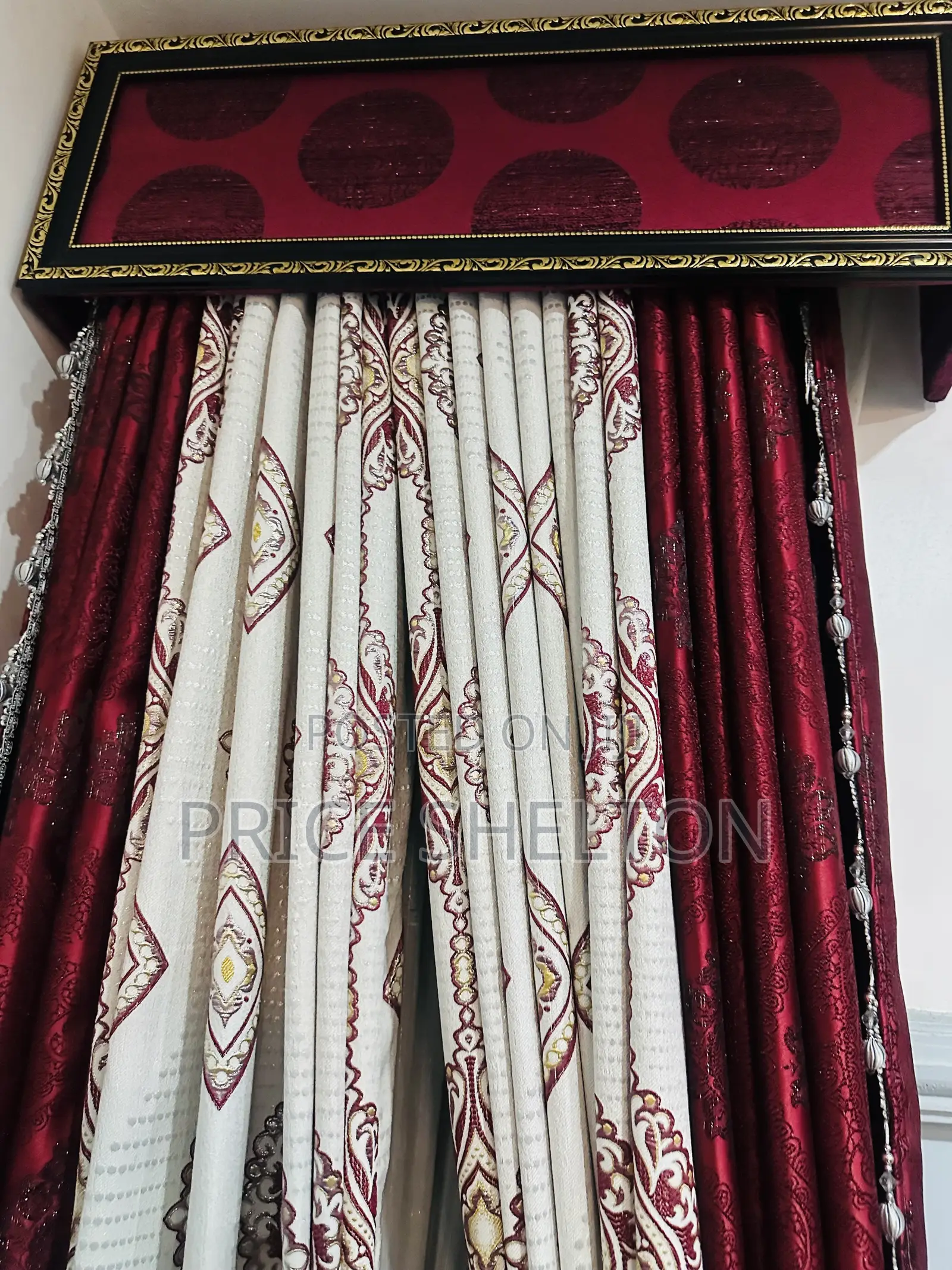 Two Set of Different Curtains.
