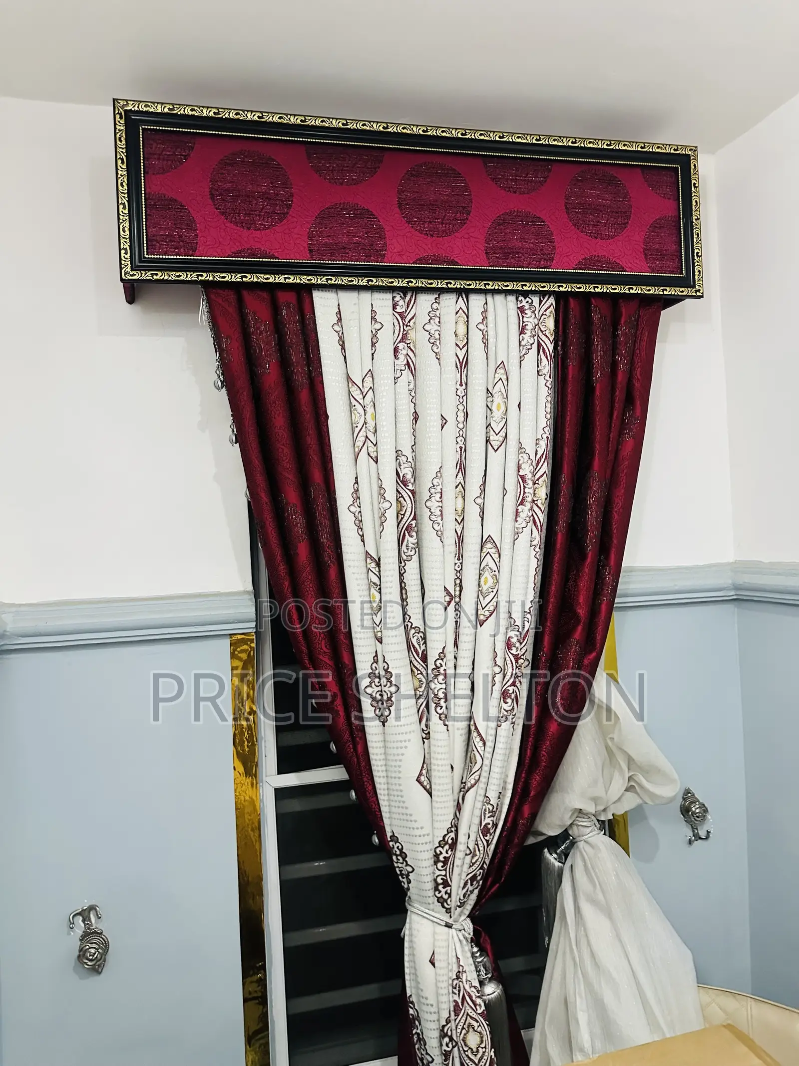 Two Set of Different Curtains.