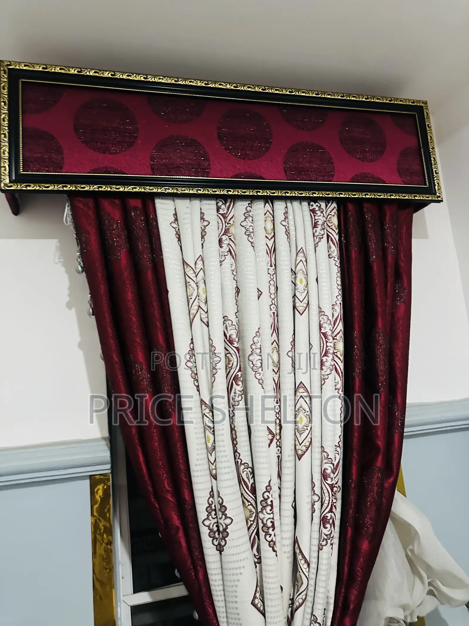 Two Set of Different Curtains.