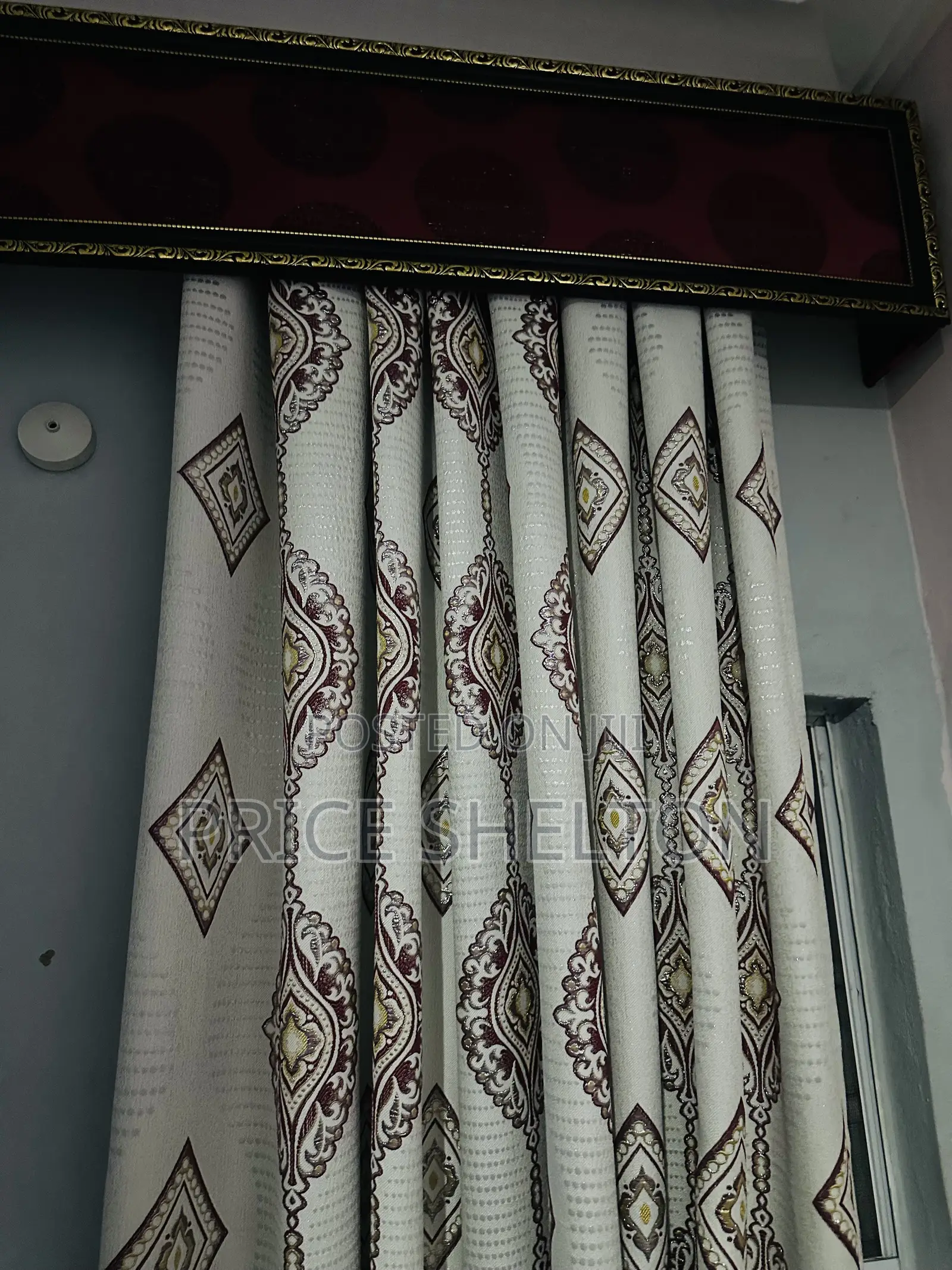 Two Set of Different Curtains.