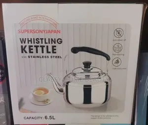 6.5L Stainless Steel Whistling Kettle.