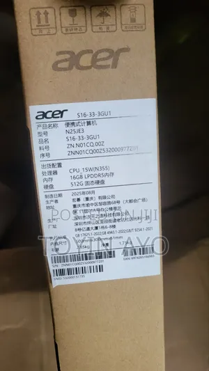 New Laptop Acer AcerNote 16GB Intel Core i3 HDD 500GB