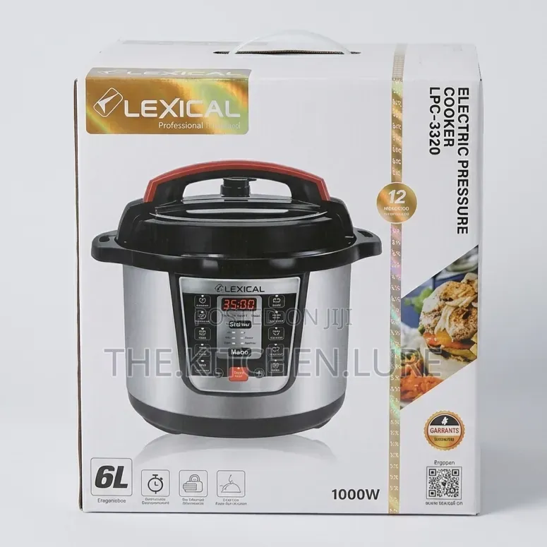 Lexical 6L Digital Electric Pressure Cooker