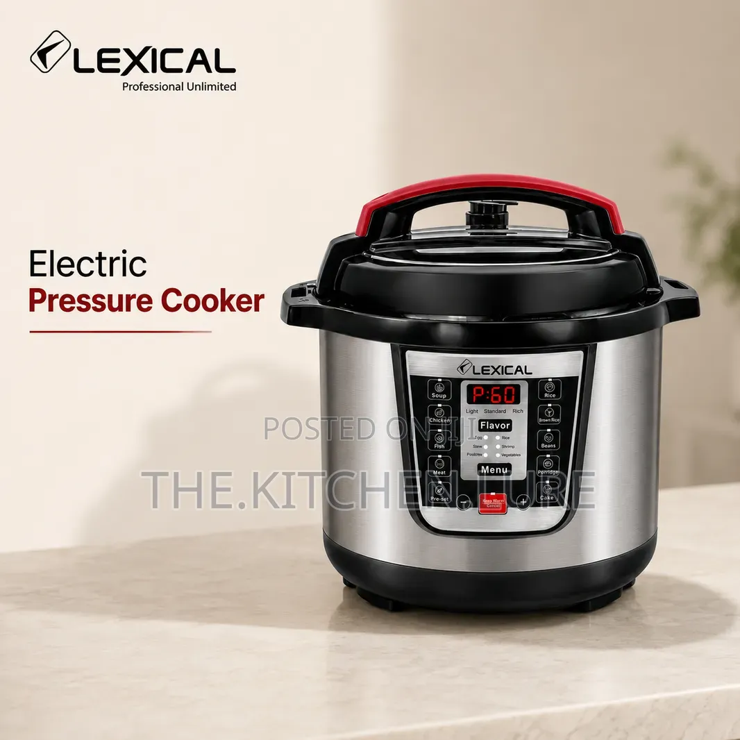 Lexical 6L Digital Electric Pressure Cooker