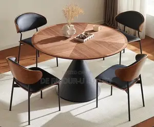 Round Dining Table by 4 Chairs