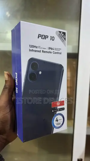 Tecno Pop 10 128 GB Black
