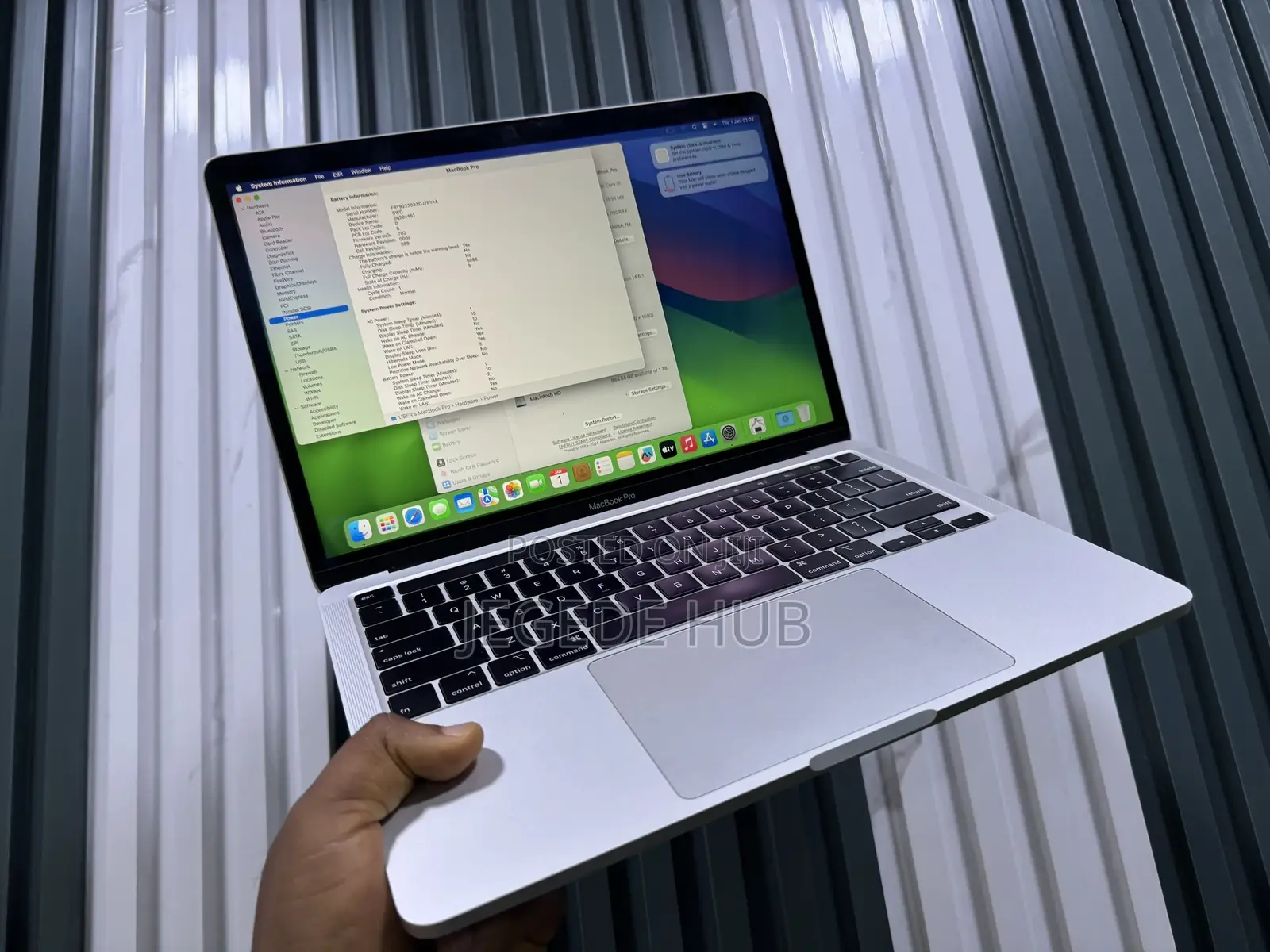 Laptop Apple MacBook Pro 2020 16GB Intel Core i7 SSD 512GB