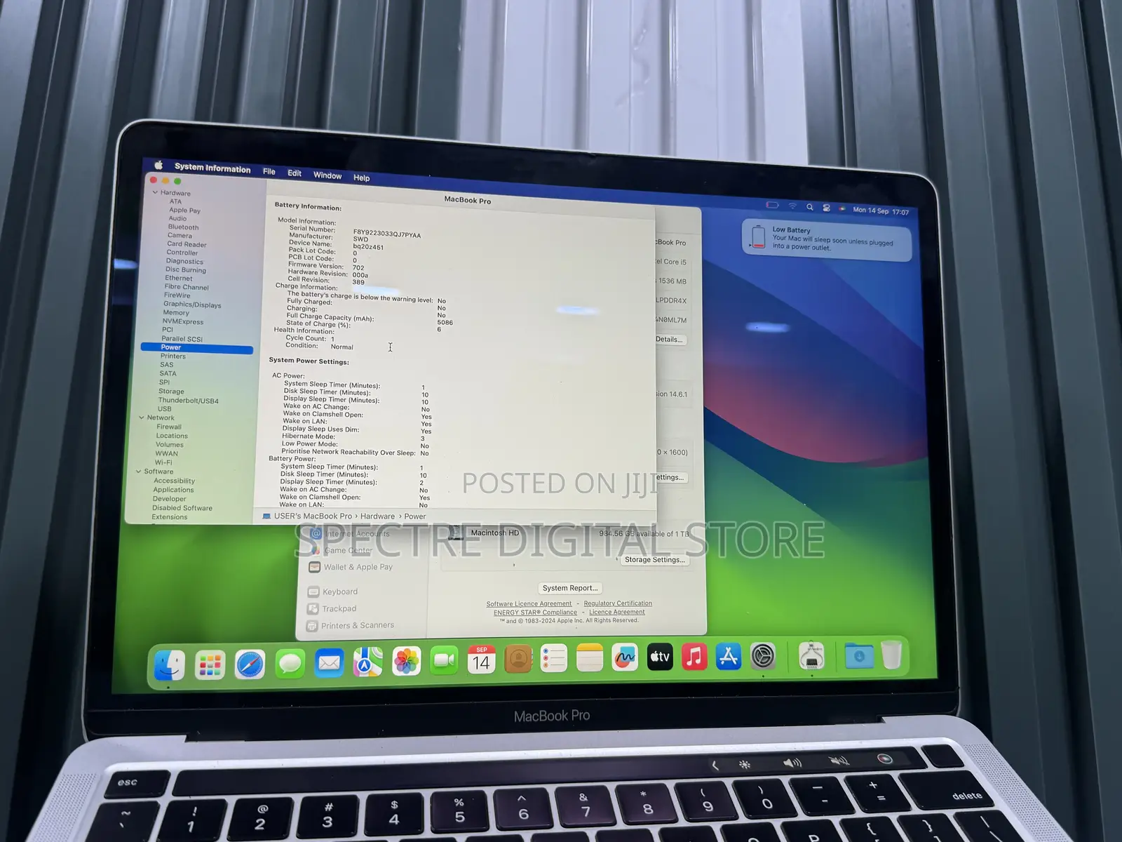 Laptop Apple MacBook Pro 2019 32GB Intel Core i9 SSD 1T