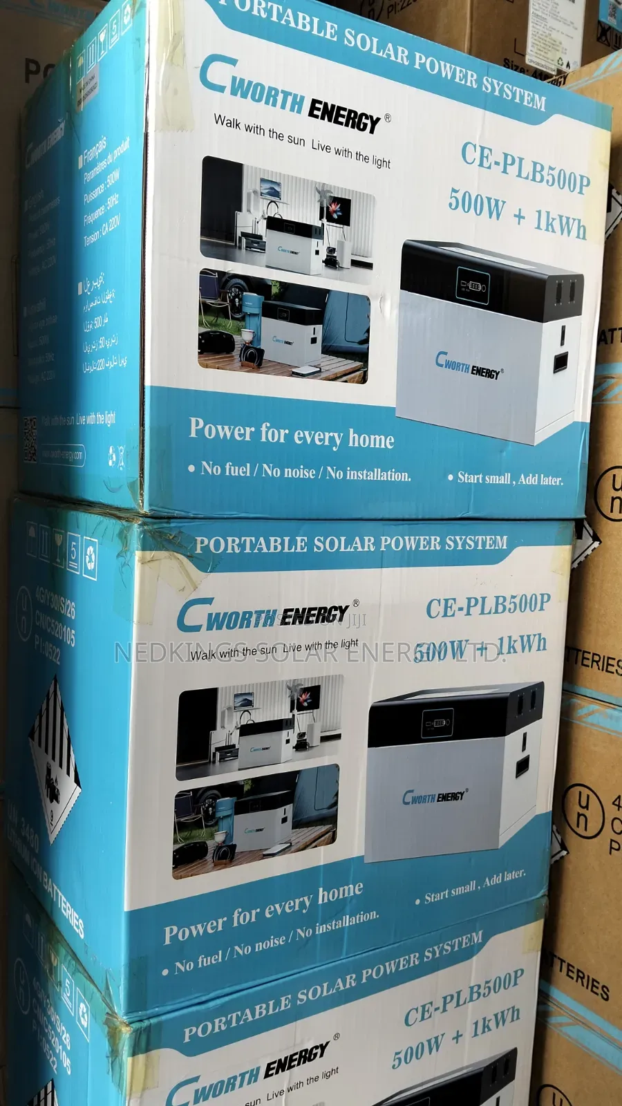 1kwh 500W Cworth Solar Generator