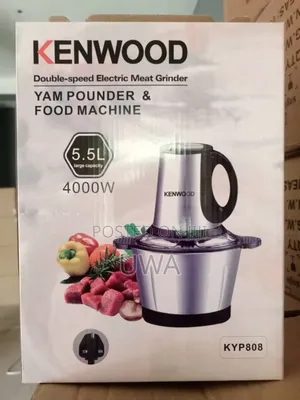Kenwood Electric Yam Pounder,Grinder Food Chopper (4000w/5.5l)