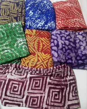 Adire Crepe and Batik Material