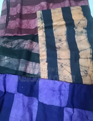 Adire Crepe and Batik Material