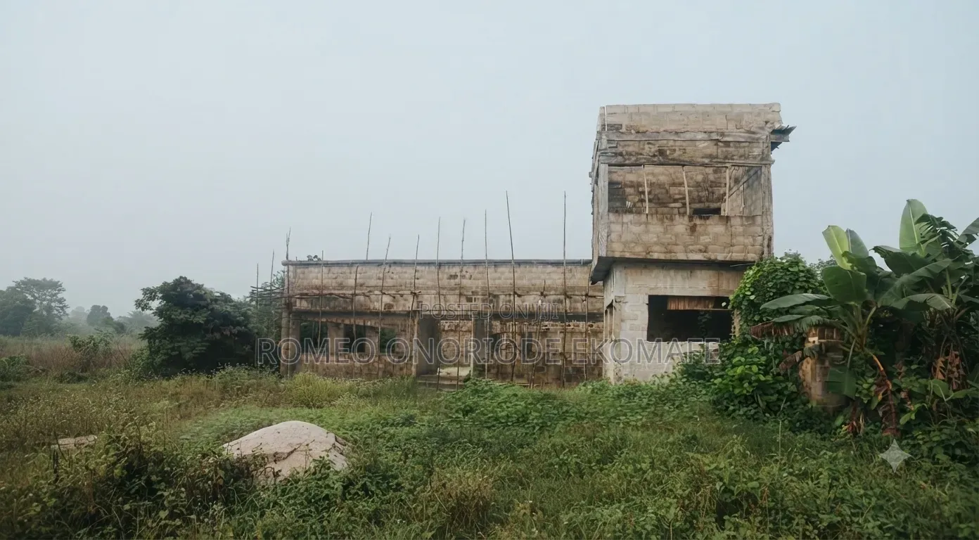 Uncompleted Eatery Fast Food. First Plot