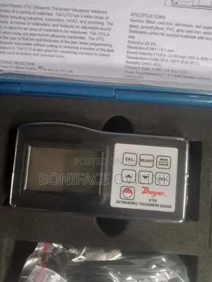 Ultrasonic Thickness Gauge 3–250mm Measurement Range