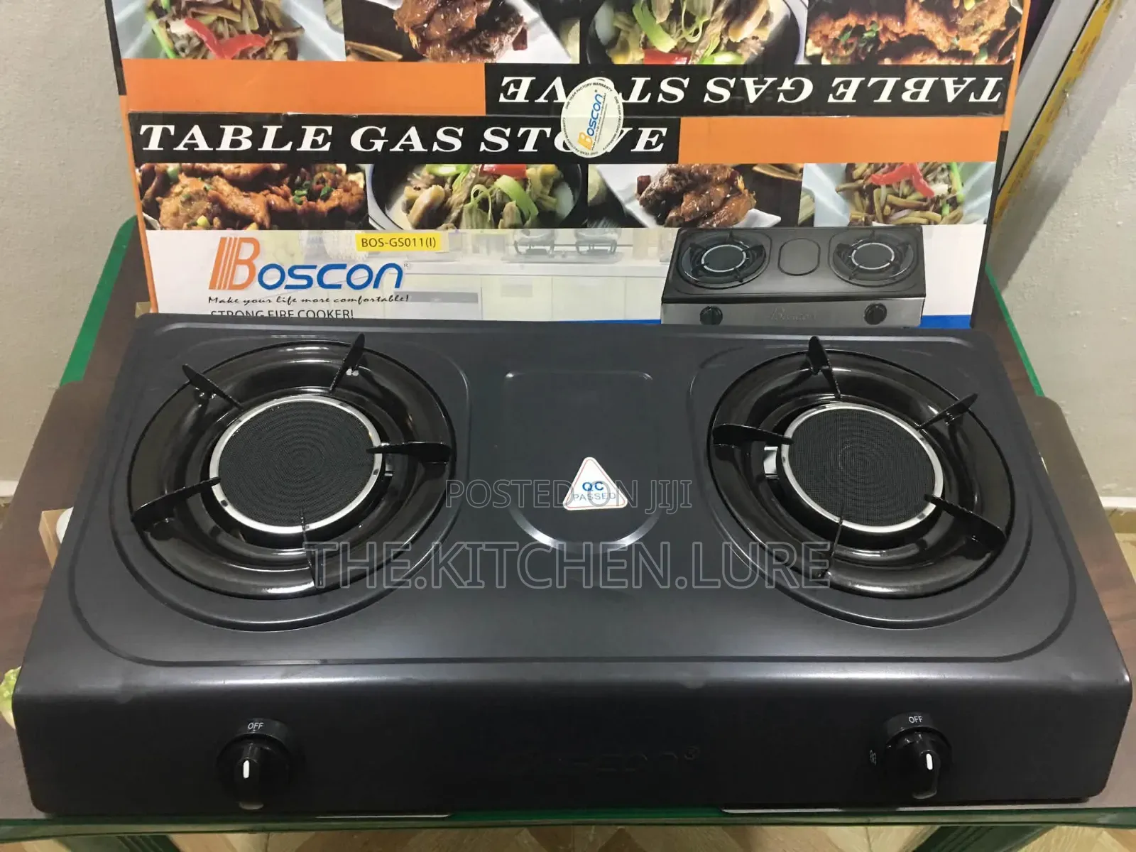 Boscon Double Burner Table Top Gas Stove