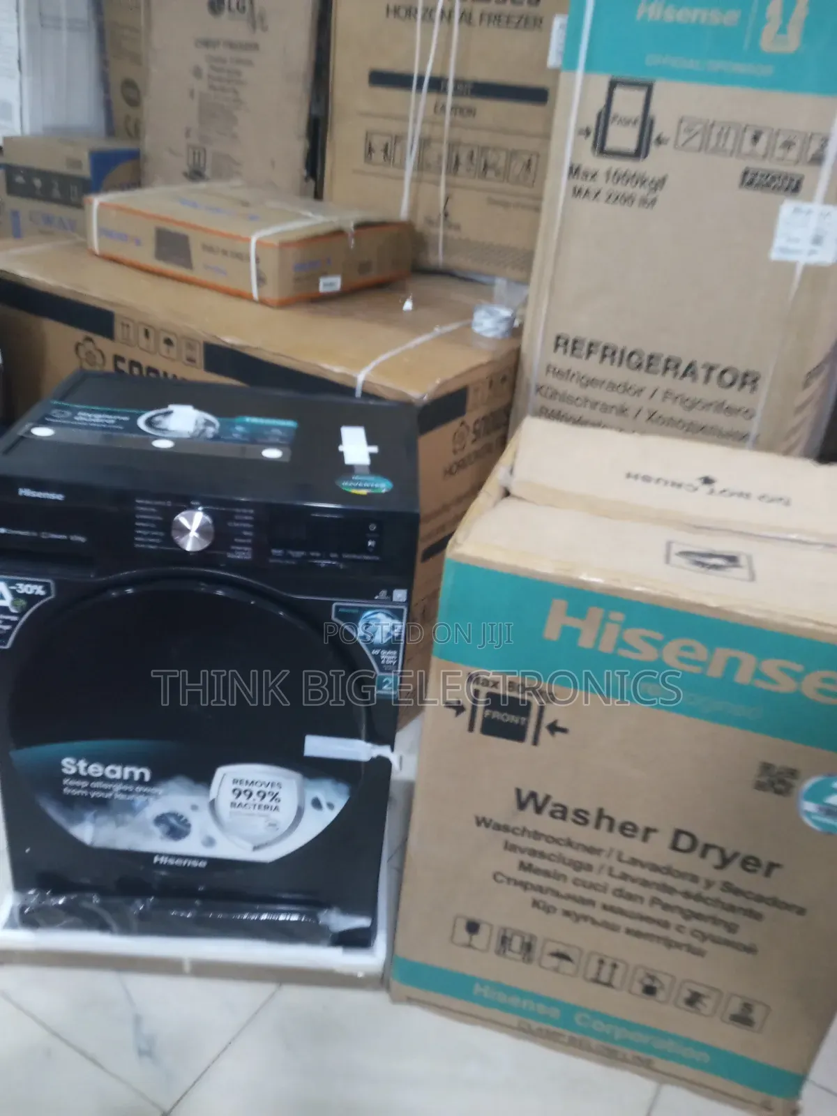 Hisense 8kg Front Loader Automatic Washing Machine With Built-in Dryer