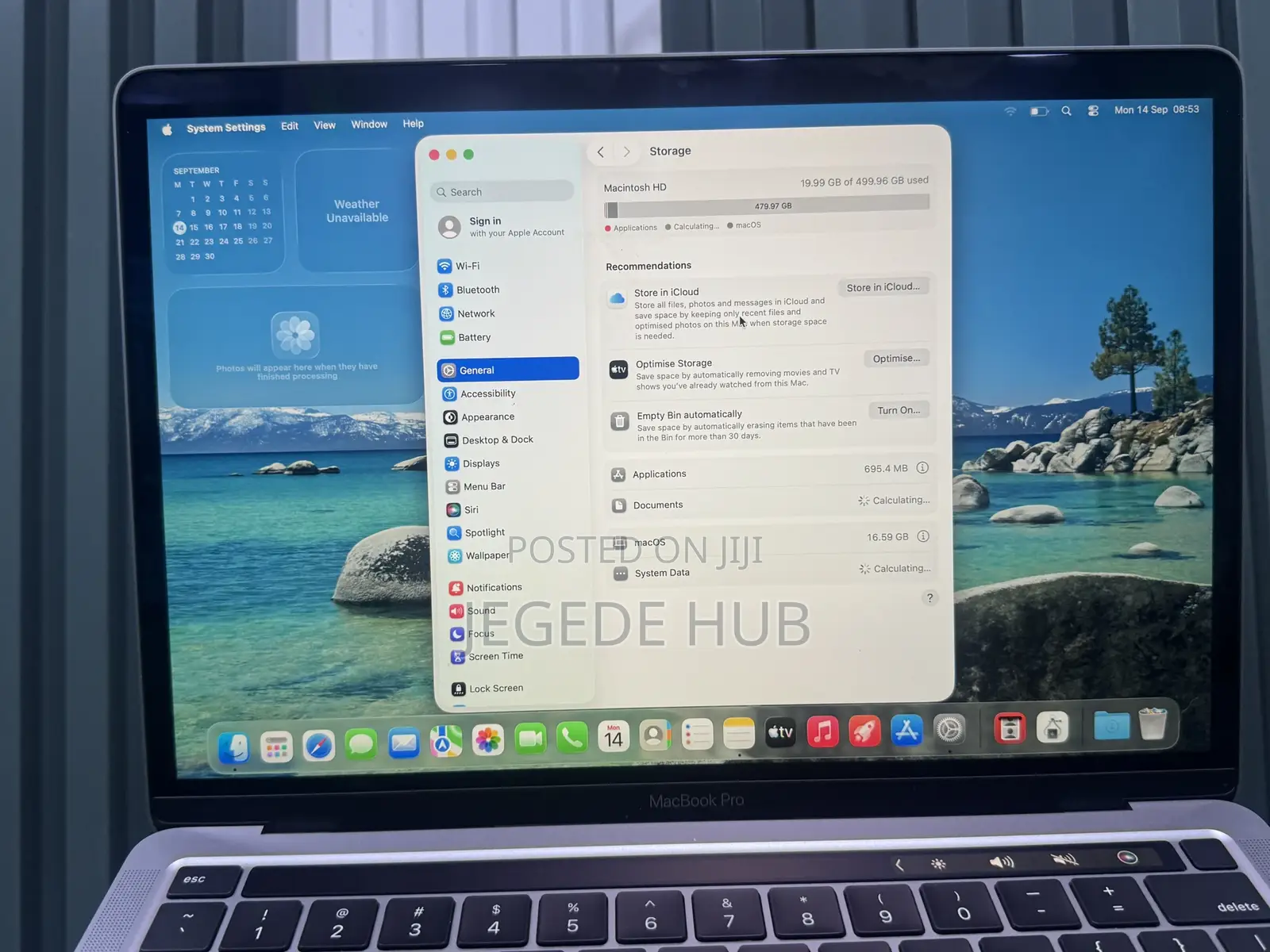 Laptop Apple MacBook Pro 2020 32GB Intel Core i7 SSD 1T