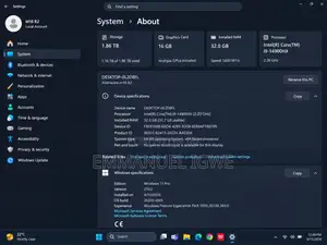 Laptop Alienware M18 R2 32GB Intel Core i9 SSD 2T