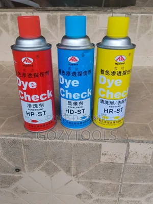 Crack Detector Dye Check Kit (Penetrate, Developer and Cleaner