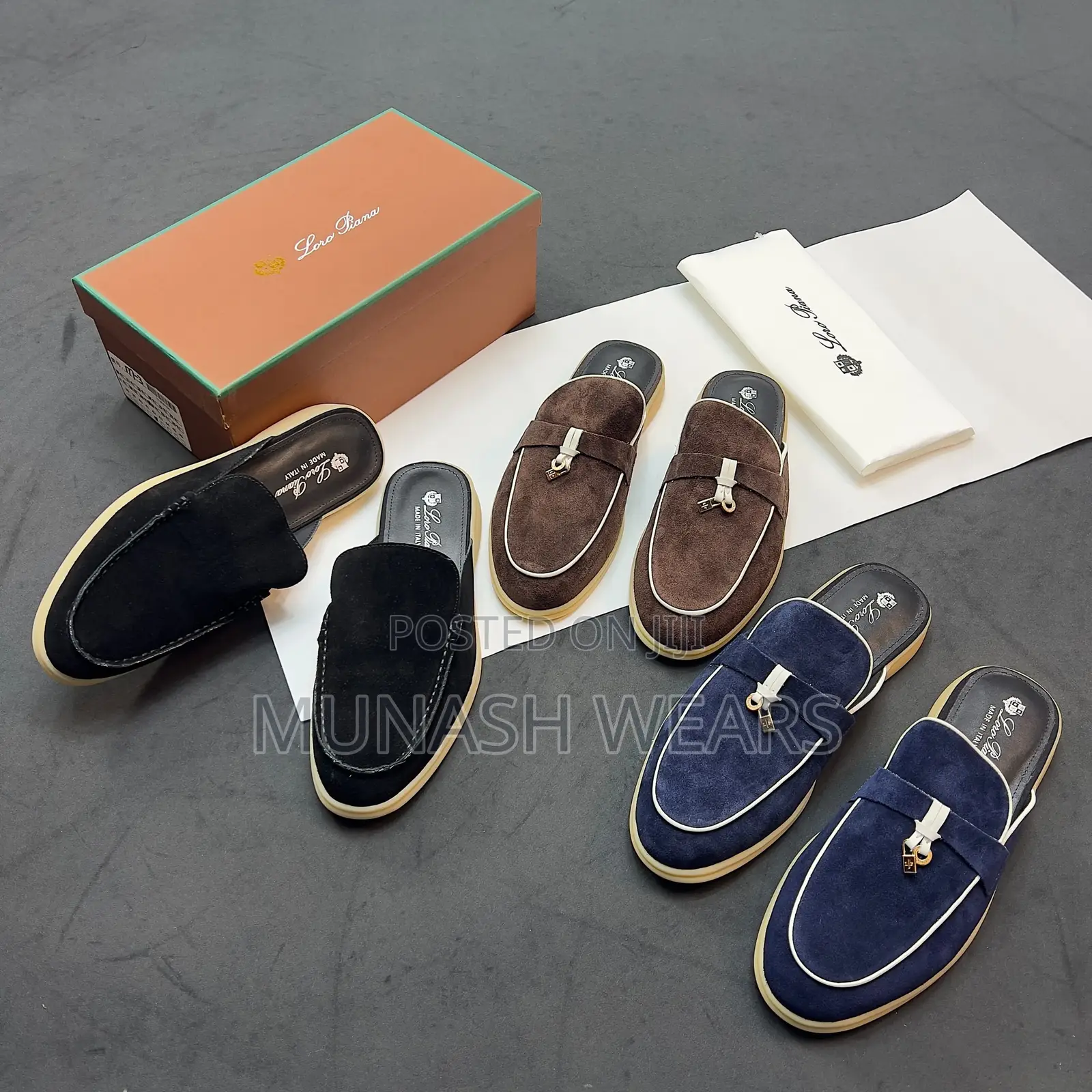 Loro Piani Summer Walk Half Shoe 40-46