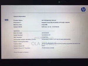 Laptop HP ProBook 430 G3 8GB Intel Core i5 SSD 256GB