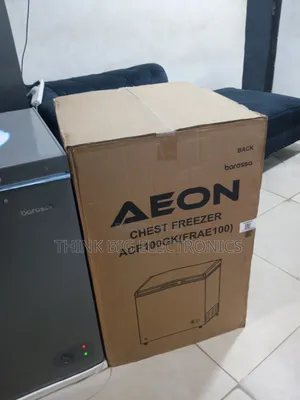 Portable AEON 100L Chest Freezer With Wheels and Security Lock