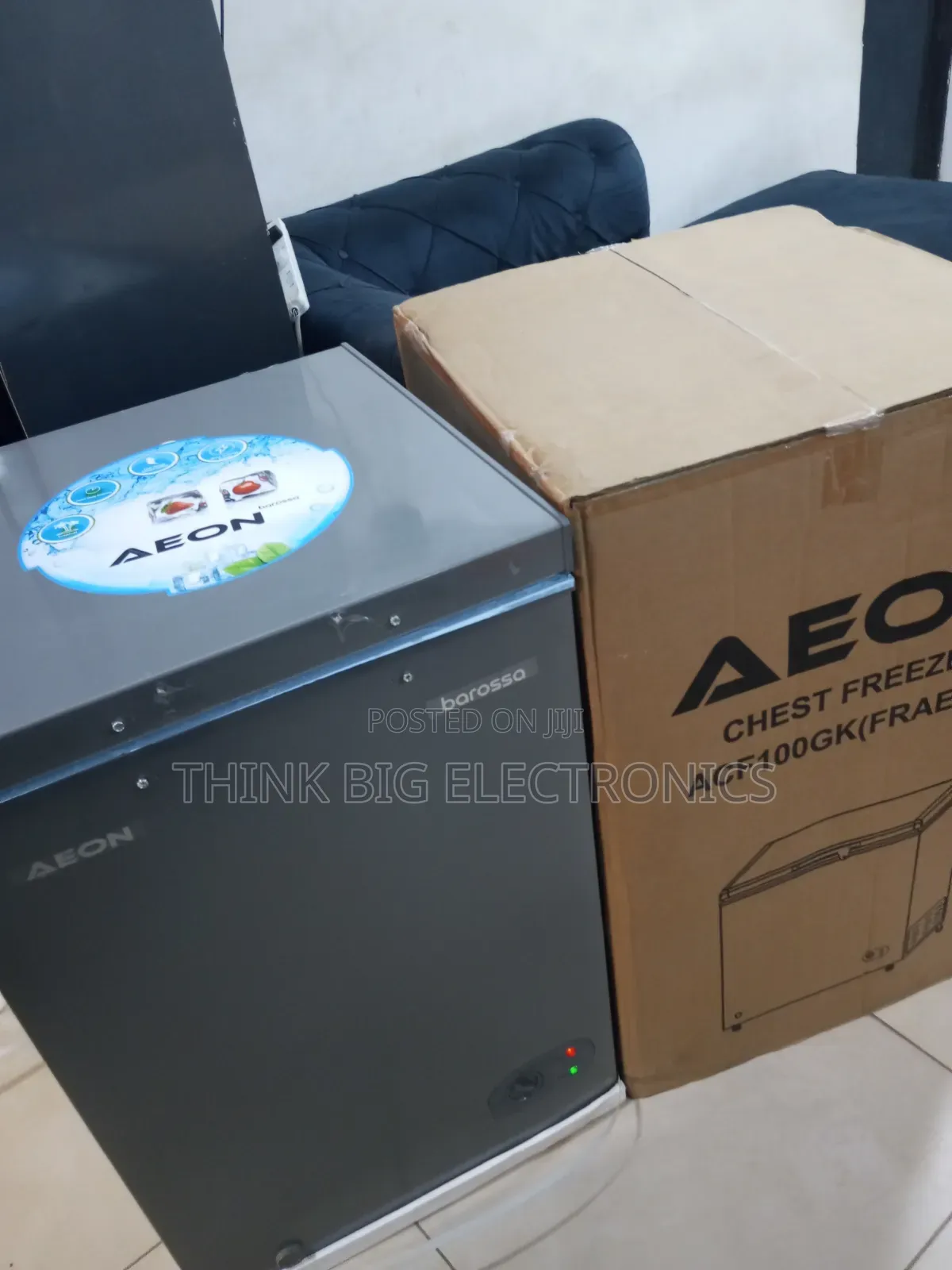 Compact AEON 100L Freezer Featuring Removable Storage Basket