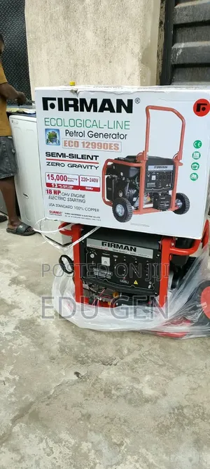 Original Firman ECO12990ES 15KVA Petrol Generator – 100% Copper Coil