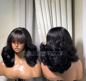 350 Full Frontal Bob Wig 12 Inches - 350 Density - Glueless - Ajah