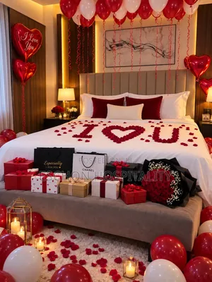 Room Set-Up and Decor for Valentine, Birthdays and Anniversaries