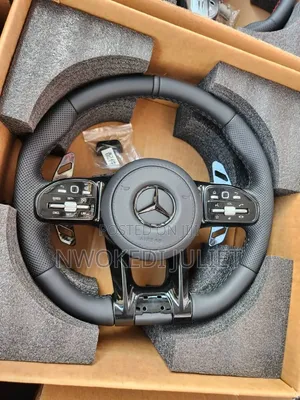 AMG/ Upgrade Steering Wheel, Brand New Pure Black