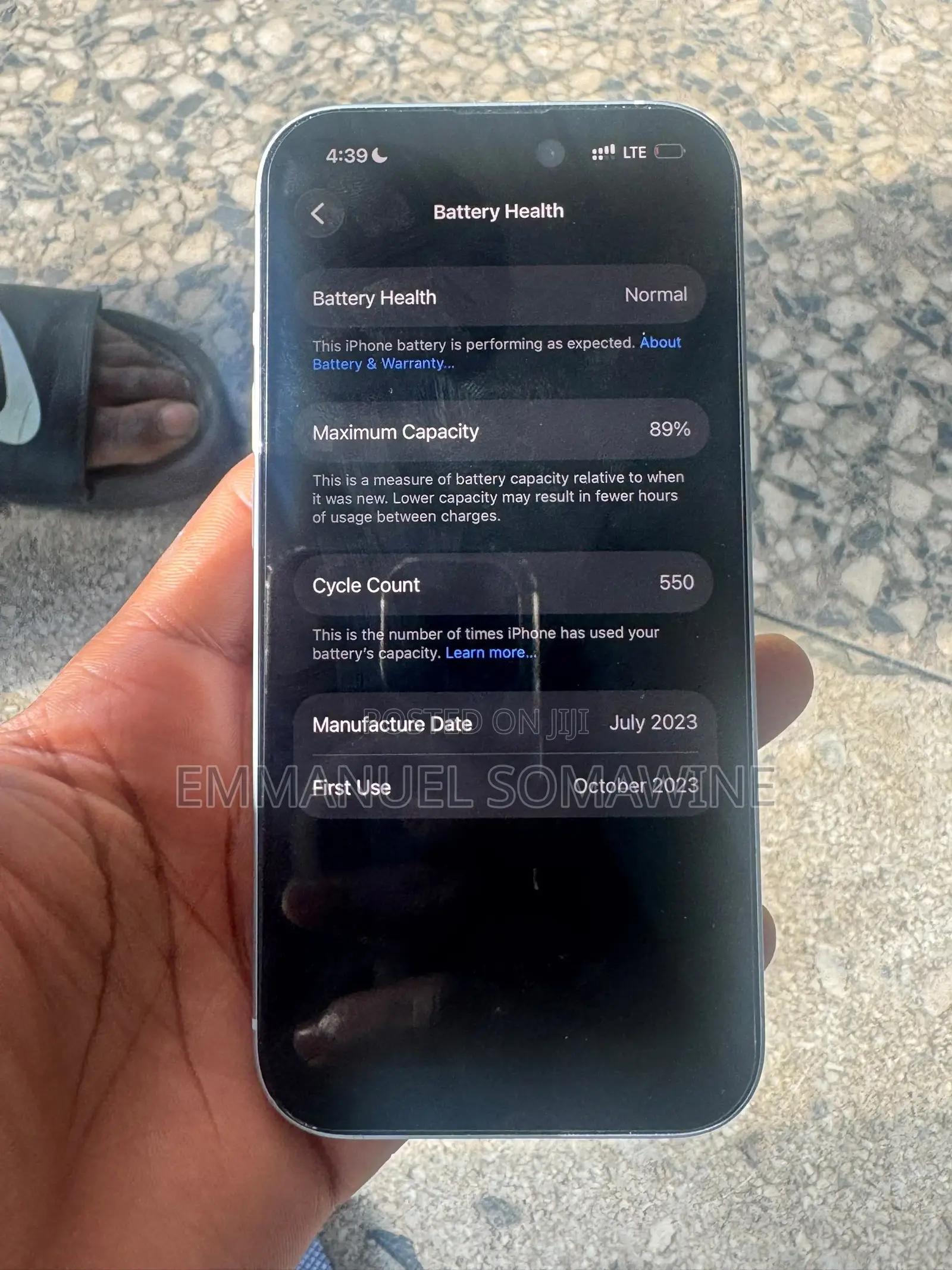 Apple iPhone 15 128 GB Blue
