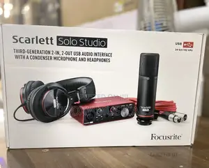 Focusrite Scarlett Solo Studio 3rd Generation Recording Bundle