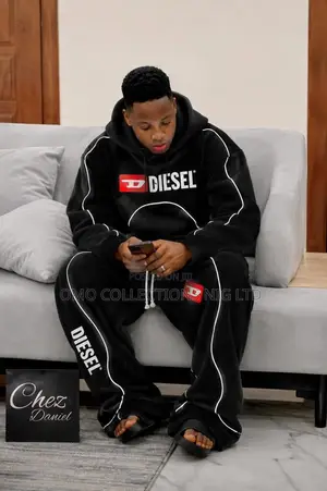 Premium Luxury Men’s Up Down Hoodie Set – Stylish 2-Piece Outfit